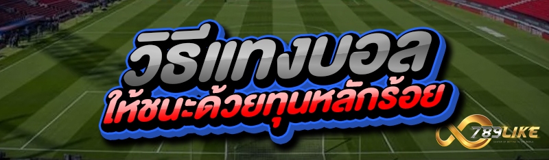 วิธีแทงบอล ให้ชนะด้วยทุนหลักร้อย